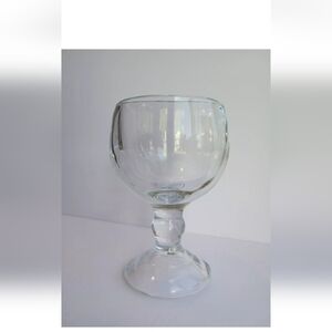 Vintage Heavy Bar Clear Glass Cocktail Goblet Barware (3 lbs.) See Descr…